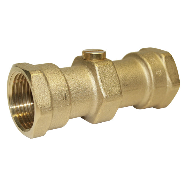 DZR Brass Double Check Valve - Screwed BSPP - WRAS Approved