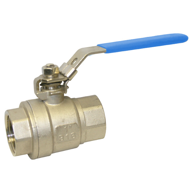 Stainless Steel Ball Valve - Two Piece - NPT