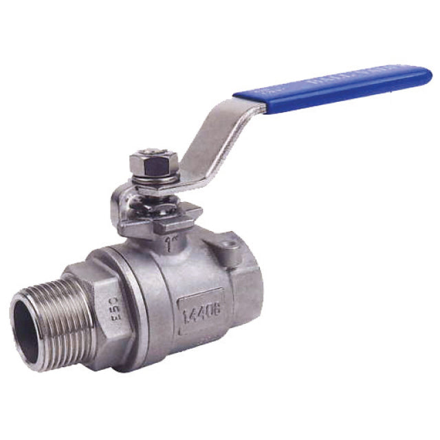 Stainless Steel Ball Valve - Two Piece - Male x Female - Lever Operated