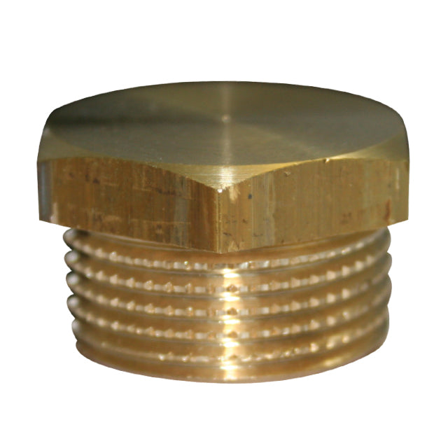 Brass Plug - Flat Top