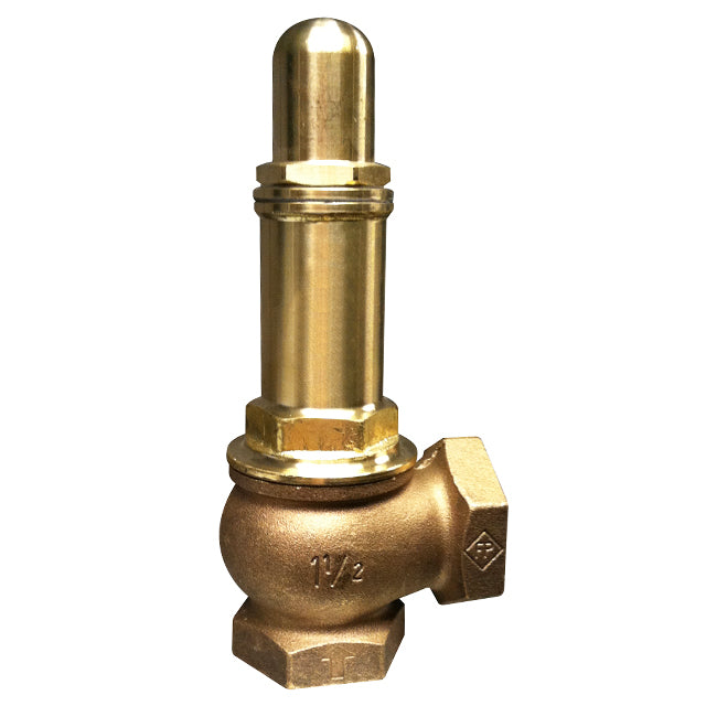 Brass Safety Relief Valve - PN25 - PTFE Seat