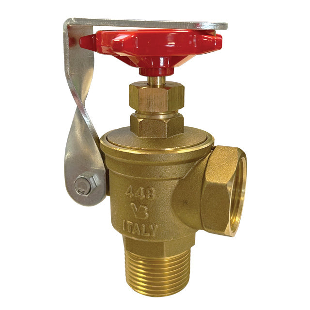 Brass Globe Valve - Locking
