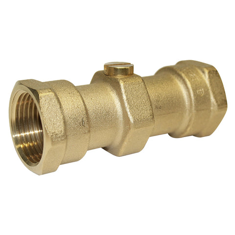 DZR Brass Double Check Valve - Screwed BSPP - WRAS Approved