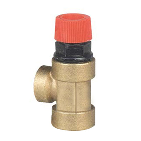Brass Safety Valve for Heating Systems - Screwed BSPP