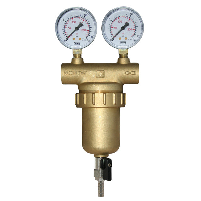 Self-cleaning Filter with Pressure Gauges