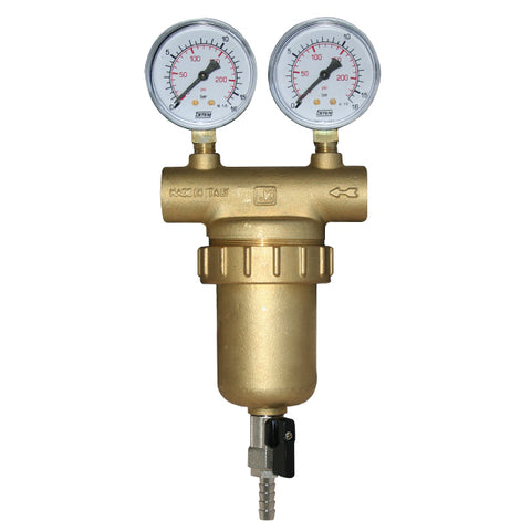 Self-cleaning Filter with Pressure Gauges
