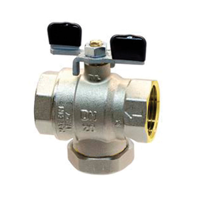 Brass Filter Ball Valve - Tee Handle - WRAS Approved