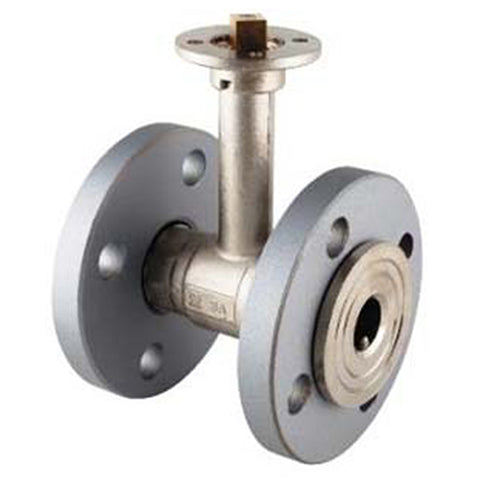 Brass Ball Valve - Rotating Flanges - Extended Neck - ISO Top