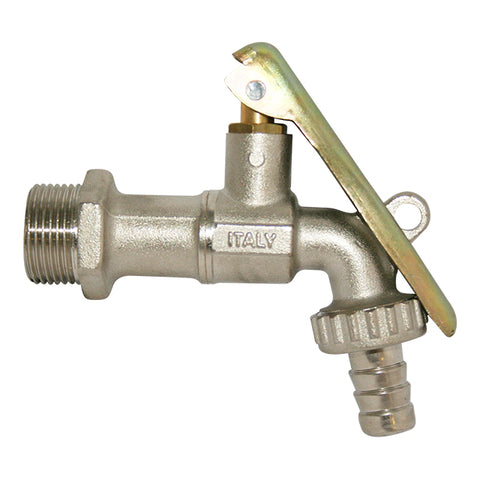 Brass Ball Valve with Hose Union - Lockable