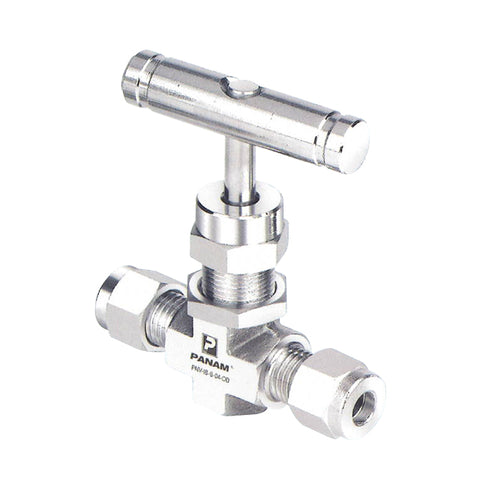 Stainless Steel Needle Valve - Compression Ends - Metric