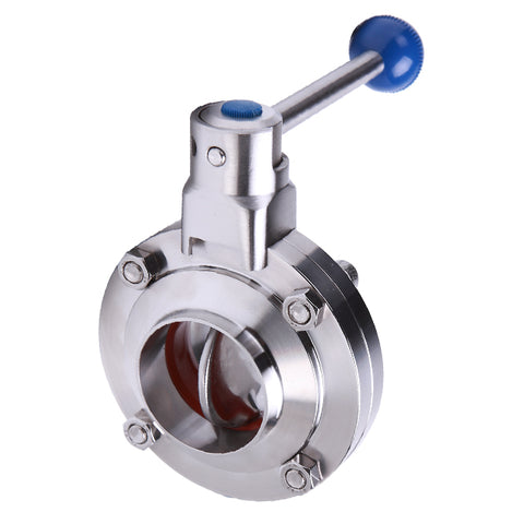 Stainless Steel Hygienic Butterfly Valve - Butt Weld OD