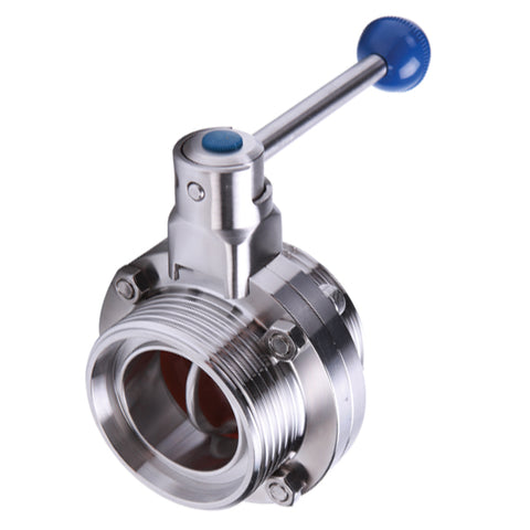 Stainless Steel Hygienic Butterfly Valve - RTJ Ends